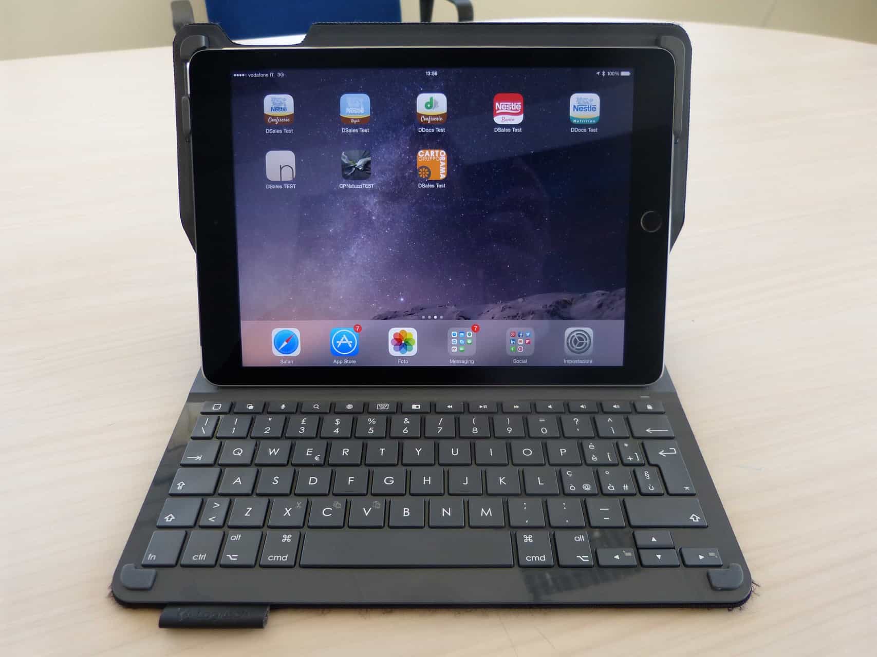 Posizione notebook – Logitech Type+ Tastiera per iPad Air 2 – sopralerighe.it