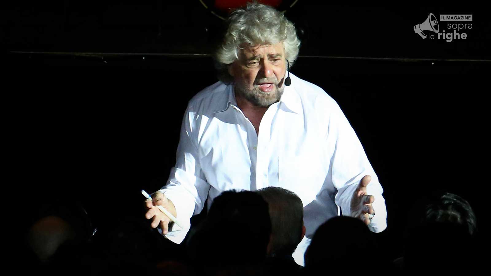 Beppe Grillo in scena